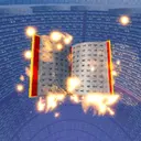 Fire grimoire in-game art